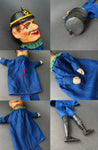 POLICEMAN Hand Puppet ~ Early 20th c. Punch and Judy