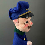 POLICEMAN Hand Puppet by Curt Meissner ~ 1960s