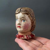 PRETTY POLLY Hand Puppet Head ~ Early 20th c. Punch and Judy