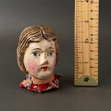 PRETTY POLLY Hand Puppet Head ~ Early 20th c. Punch and Judy