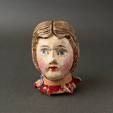 PRETTY POLLY Hand Puppet Head ~ Early 20th c. Punch and Judy