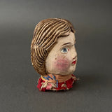 PRETTY POLLY Hand Puppet Head ~ Early 20th c. Punch and Judy