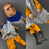 PRETTY POLLY Hand Puppet ~ Early 20th c. Punch and Judy