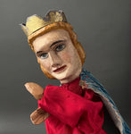 PRINCE Hand Puppet ~ 1920s Punch and Judy Unique!