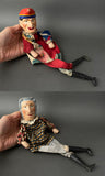 Mr PUNCH and JUDY Hand Puppets ~ Early 20th Century Rare!