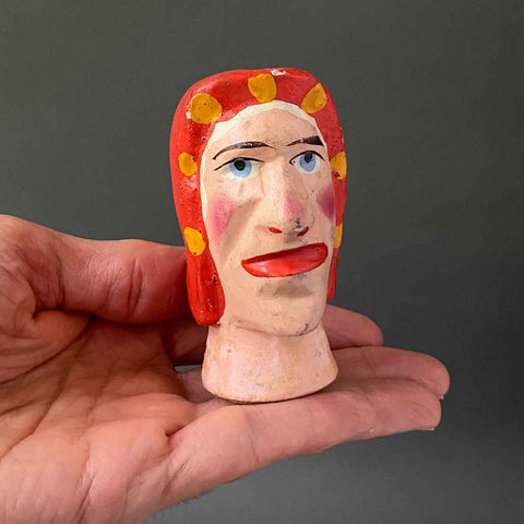 JUDY Puppet Head ~ 1960s Punch and Judy