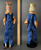 Set of 12 Punch & Judy Hand Puppets ~ Early 20th c. Rare!