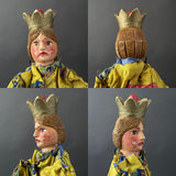Set of 12 Punch & Judy Hand Puppets ~ Early 20th c. Rare!