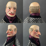 Set of 12 Punch & Judy Hand Puppets ~ Early 20th c. Rare!