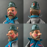 Set of 12 Punch & Judy Hand Puppets ~ Early 20th c. Rare!