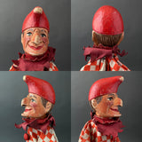 Set of 12 Punch & Judy Hand Puppets ~ Early 20th c. Rare!