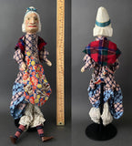 Set of 12 Punch & Judy Hand Puppets ~ Early 20th c. Rare!