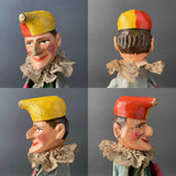 Mr PUNCH and JUDY Hand Puppets ~ 1940s Rare!