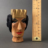 QUEEN Puppet Head by Lotte Sievers-Hahn ~ 1960s
