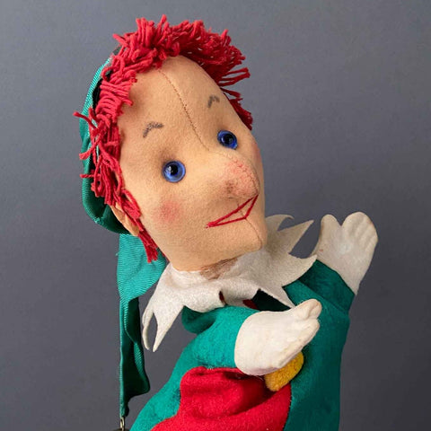 SCHUCO Mr Punch Hand Puppet ~ 1950s Rare!