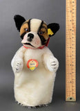 STEIFF Bully Bulldog Hand Puppet ~ ALL IDs 1959-63 Rare!