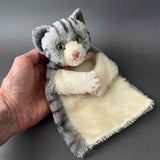 STEIFF Tabby Cat Hand Puppet ~ 1970s