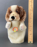 STEIFF Cockie Dog Hand Puppet ~ ALL IDs 1959-67 Rare!