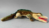 STEIFF Crocodile Stuffed Animal ~ circa 1960s