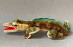 STEIFF Crocodile Stuffed Animal ~ circa 1960s