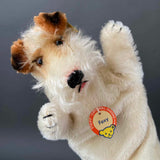STEIFF Terrier Dog Hand Puppet ~ ALL IDs 1959-67 Rare!