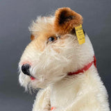 STEIFF Terrier Dog Hand Puppet ~ ALL IDs 1959-67 Rare!