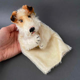 STEIFF Terrier Dog Hand Puppet ~ ALL IDs 1959-67 Rare!
