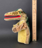 STEIFF Gaty Alligator Hand Puppet ~ 1950-60s