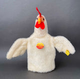 STEIFF Hen Hand Puppet ~ ALL IDs 1968-74 Rare!