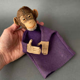 STEIFF Jocko Monkey Hand Puppet ~ 1921-29 Rare!