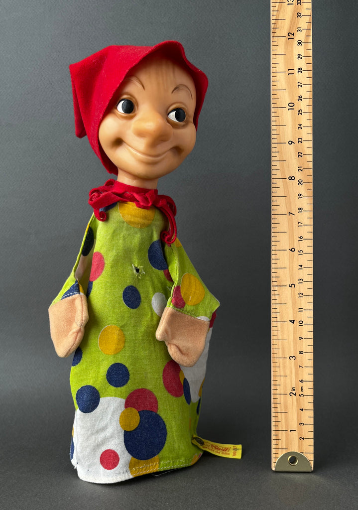 Vintage STEIFF Kasper (Mr Punch) Hand Puppet ~ 1979-83 – Once Upon A Puppet