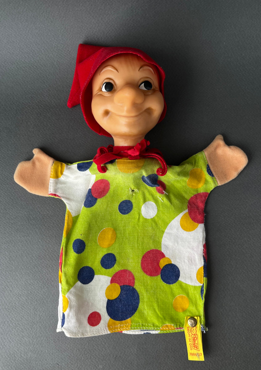 Vintage STEIFF Kasper (Mr Punch) Hand Puppet ~ 1979-83 – Once Upon A Puppet