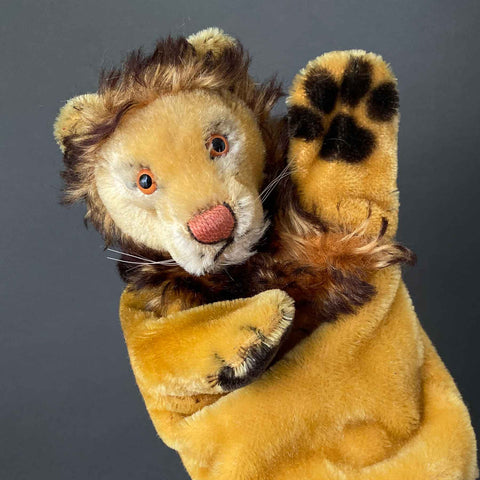 STEIFF Leo Lion Hand Puppet ~ 1960-70s