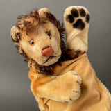 STEIFF Leo Lion Hand Puppet ~ 1950s Oversized Rare!