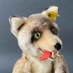 STEIFF Loopy Wolf Hand Puppet ~ ALL IDs 1959-67 Rare!