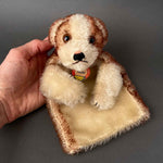 STEIFF Molly Dog Hand Puppet ~ ALL IDs 1950-58 Rare!