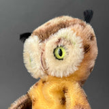 STEIFF Wittie Owl Hand Puppet ~ ALL IDs 1955-58 Rare!
