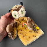 STEIFF Wittie Owl Hand Puppet ~ ALL IDs 1955-58 Rare!