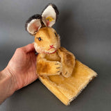 STEIFF Rabbit Hand Puppet ~ ALL IDs 1950-58 Rare!