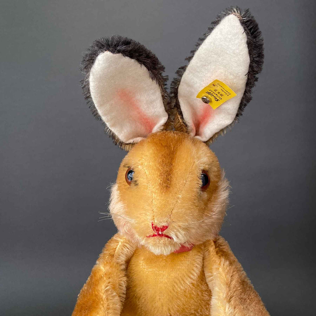 Early Steiff Rabbit Vintage STEIFF Rabbit Hand Puppet ~ ALL IDs 1950-58 – Once Upon A Puppet
