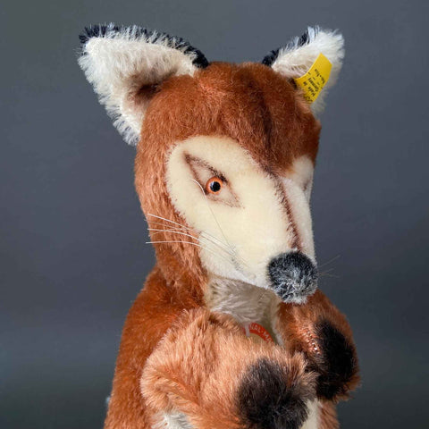 STEIFF Smardy Fox Hand Puppet ~ ALL IDs 1964-67