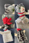 STEIFF Tabby Cat Hand Puppet ~ 1970s