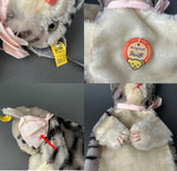 STEIFF Tabby Cat Hand Puppet ~ ALL IDs 1950-58 Rare!