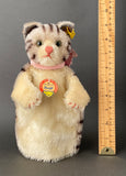 STEIFF Tabby Cat Hand Puppet ~ ALL IDs 1959-67 Rare!
