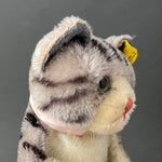 STEIFF Tabby Cat Hand Puppet ~ ALL IDs 1950-58 Rare!