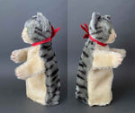 STEIFF Tabby Cat Hand Puppet ~ 1970s