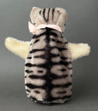STEIFF Tabby Cat Hand Puppet ~ ALL IDs 1950-58 Rare!