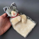 STEIFF Tabby Cat Hand Puppet ~ 1970s