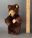STEIFF Teddy Bear Hand Puppet ~ ALL IDs 1959-67 Rare!