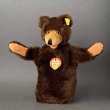 STEIFF Teddy Bear Hand Puppet ~ ALL IDs 1959-67 Rare!